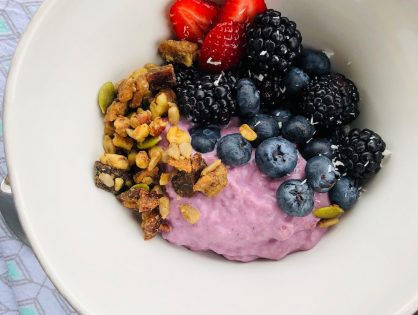 Berry Chia Breakfast Pudding