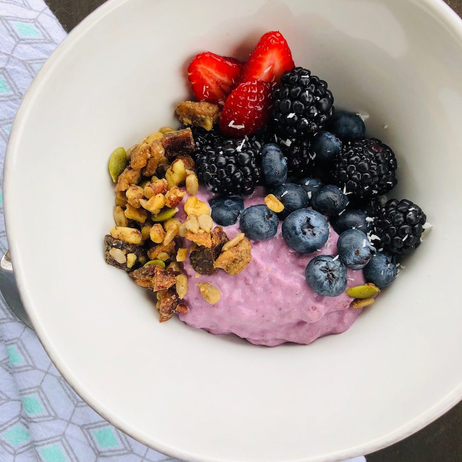 Berry Chia Breakfast Pudding